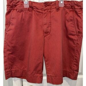 Polo Ralph Lauren Vintage Chino Shorts Washed Nantucket Red NE American Preppy